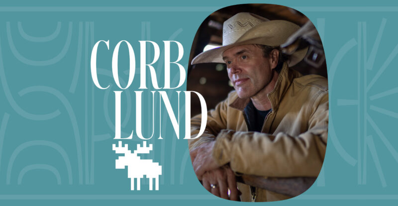 A photo of musician Corb Lund.