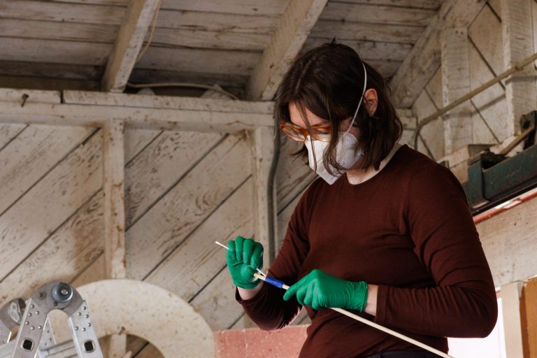 A deadly disease is killing millions of bats. Now Trump funding cuts threaten a promising Canadian treatment Before applying the probiotic each spring, field technician Maleen Mund will swab the roosts to see how the bacteria fared over winter. Photo: Ainslie Cruickshank / The Narwhal