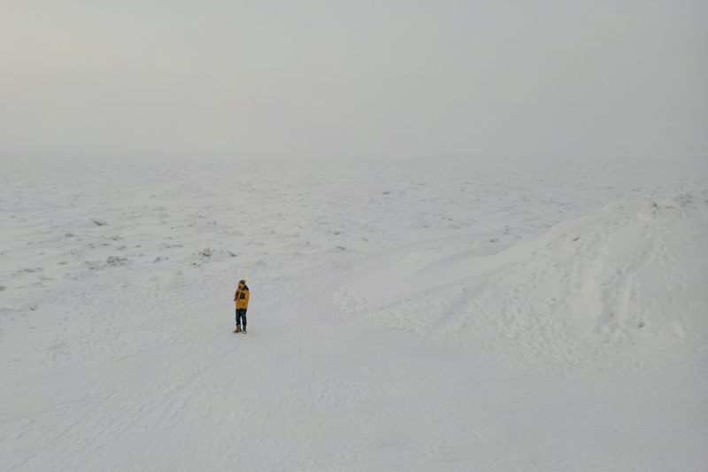 ‘So still, so quiet’: Lake Erie, frozen in a moment of time