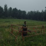 An orphan well in a field near Camrose, Alberta.