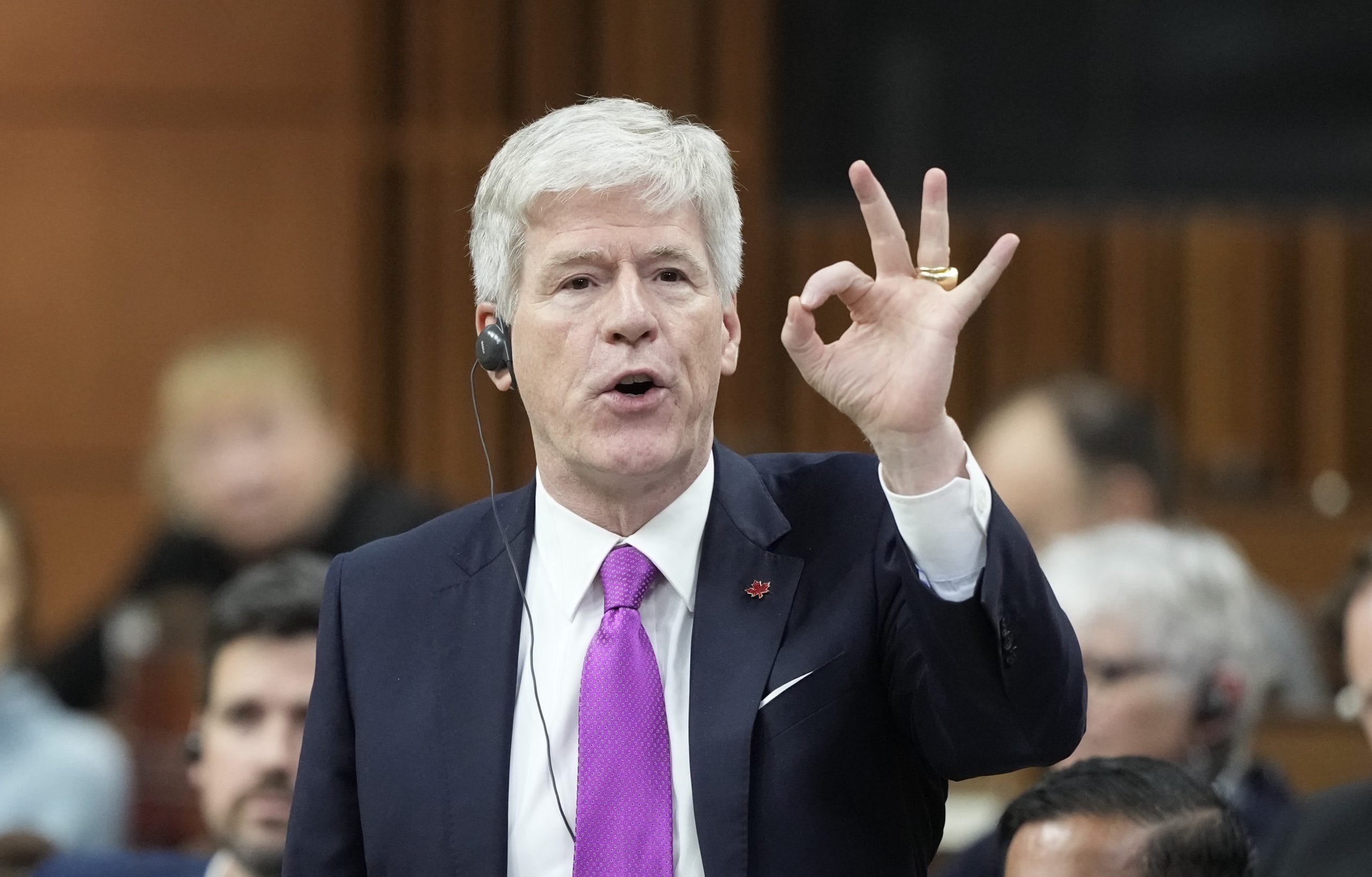 Tim Hodgson, Canada's minister of energy and natural resources, in the House of Commons in April 2026.
