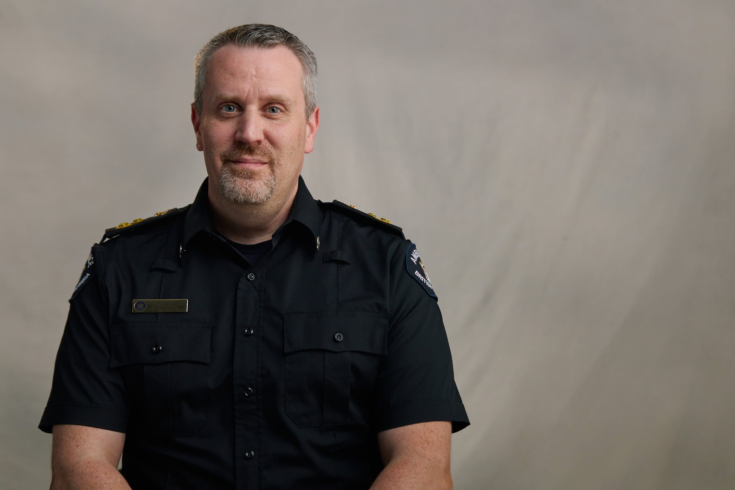 A portrait of B.C.-based paramedic Ryan Ackerman.