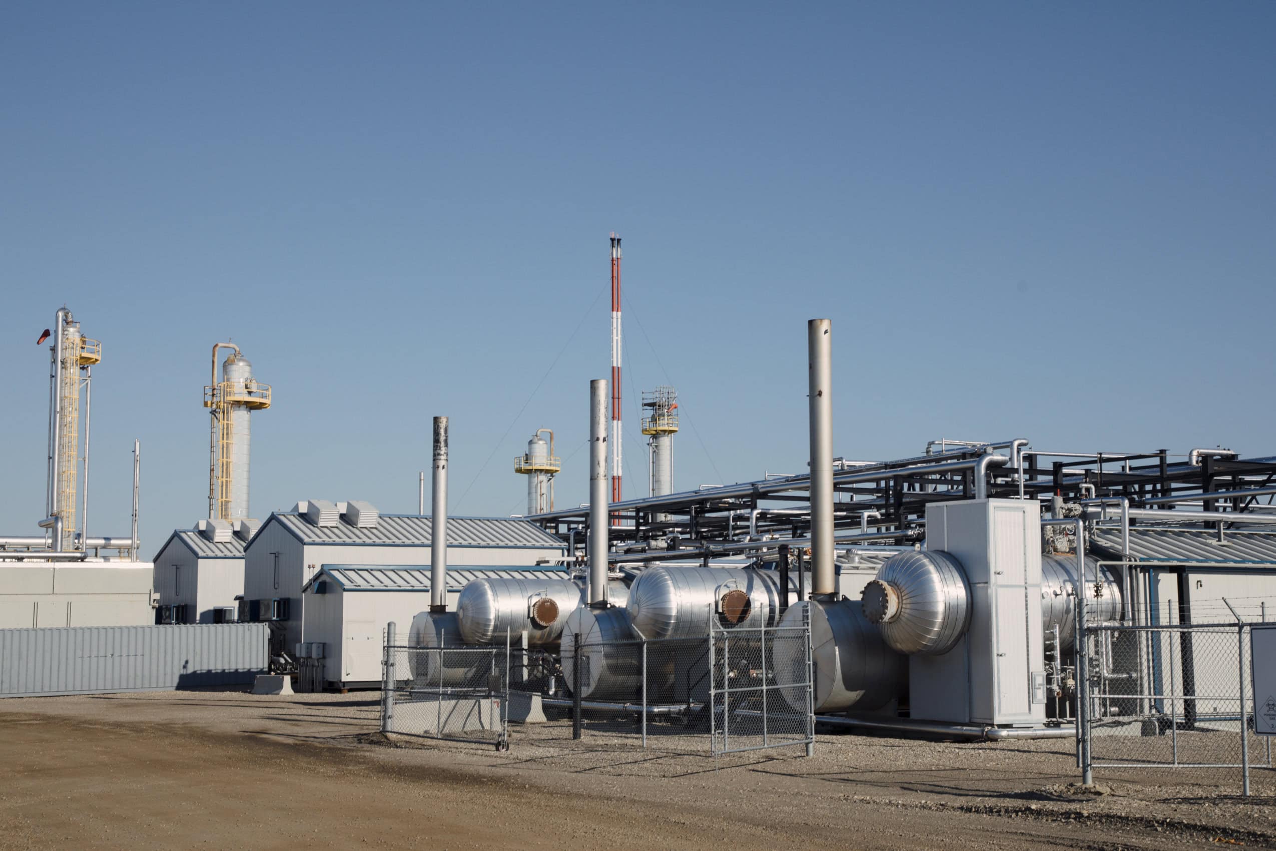 A gas plant facility.