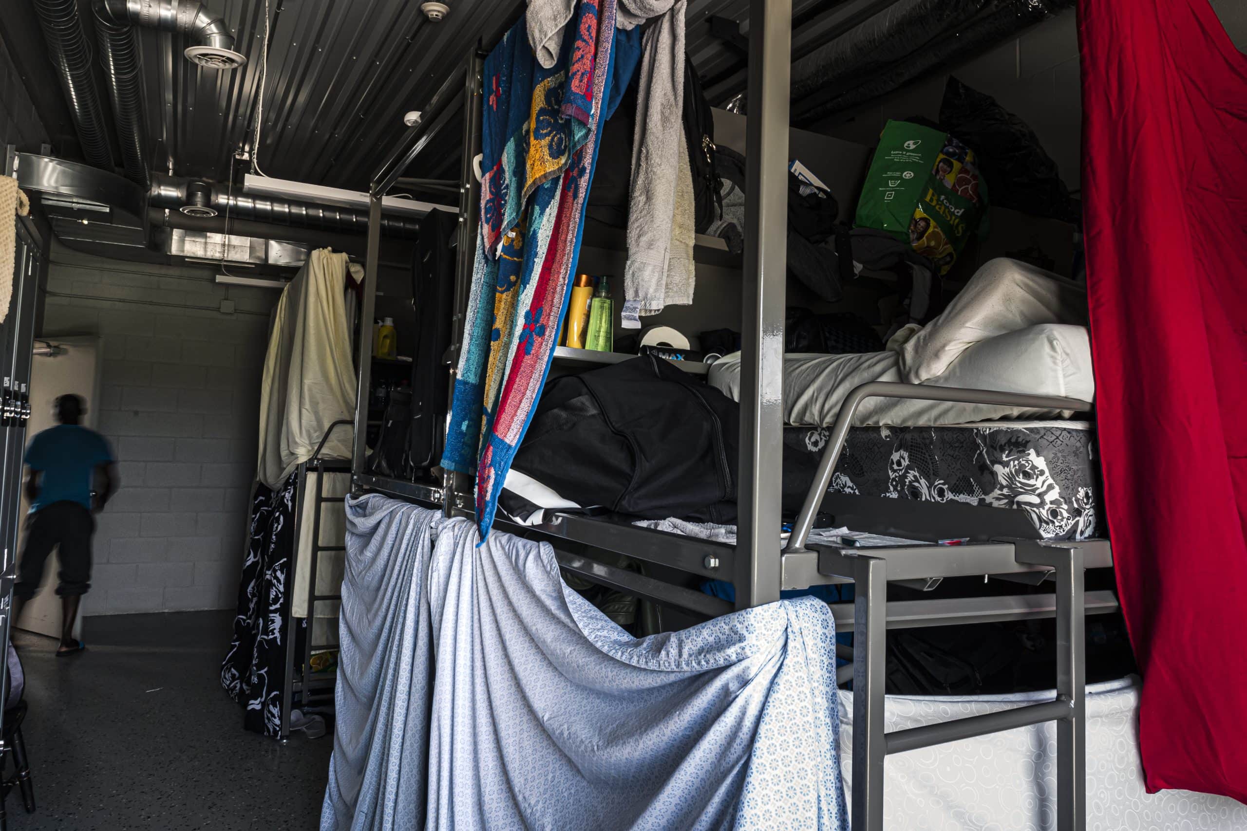 Bunkbeds used by migrant workers in the housing facility at Cervini Farms