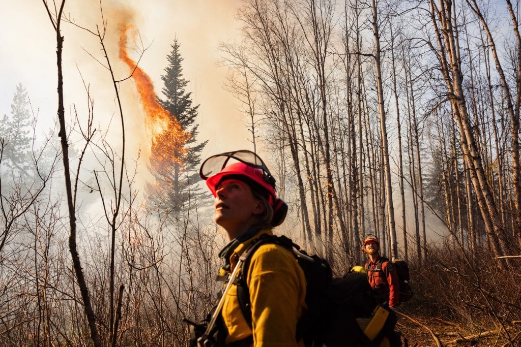 Falling trees and helicopter crashes: Alberta wildfire fighters create their own support system