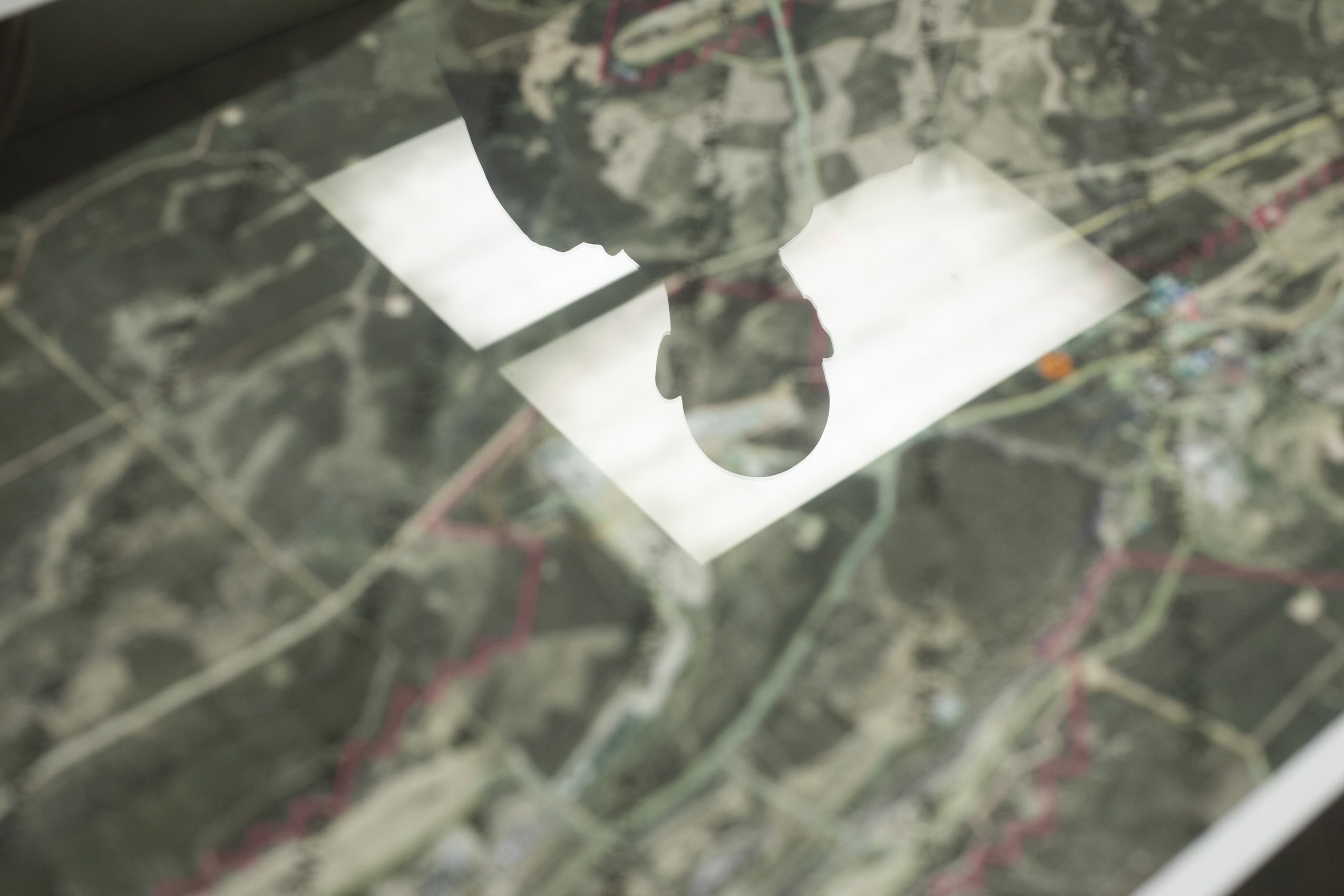 Westmorland Chief Operating Officer Scott Sturm points to features on a map of the Coal Valley mine.