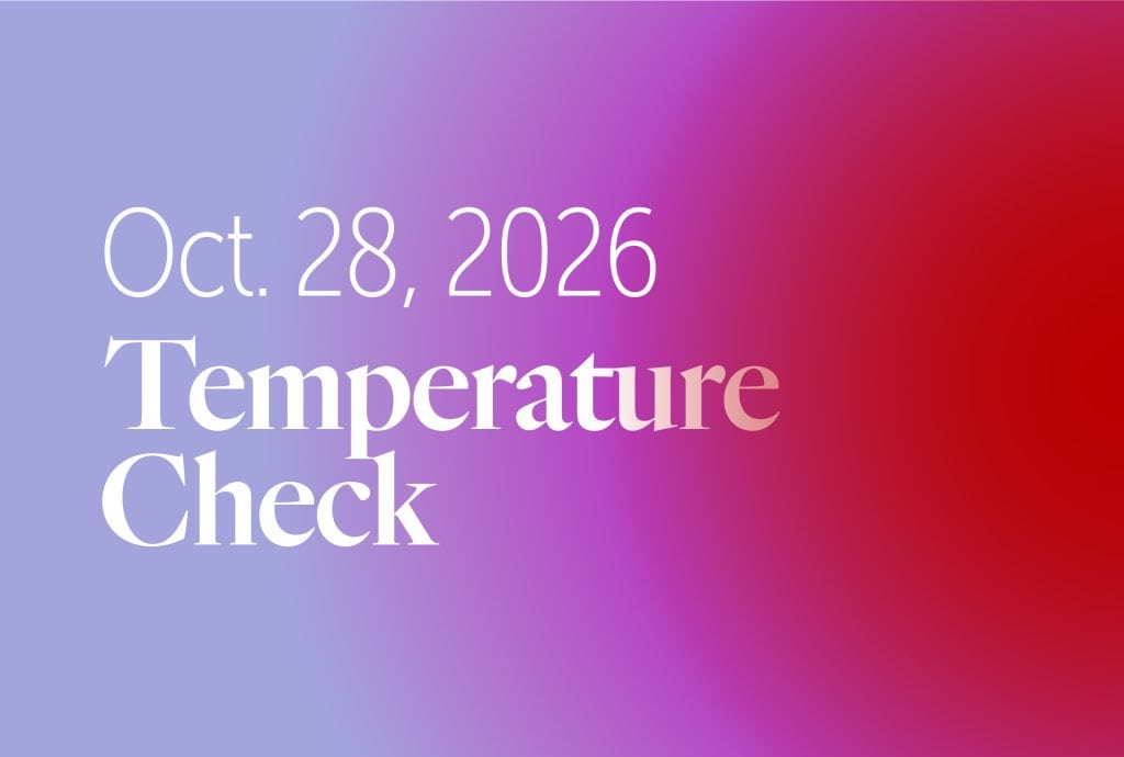 Oct. 28, 2026 Temperature Check