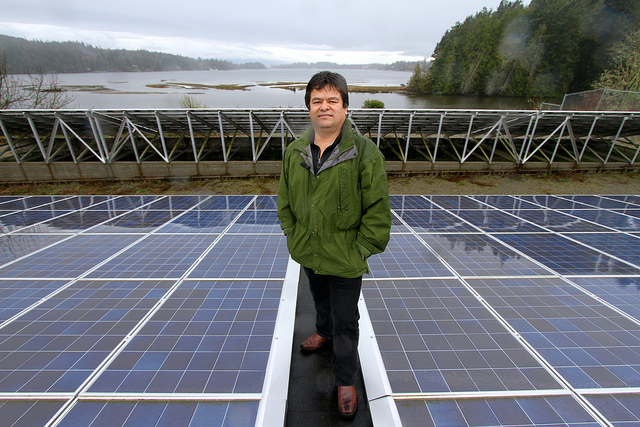T'Sou-Ke First Nation solar panels