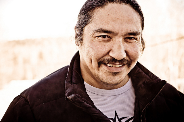 Chief Allan Adam of the Athabasca Chipewyan First Nation